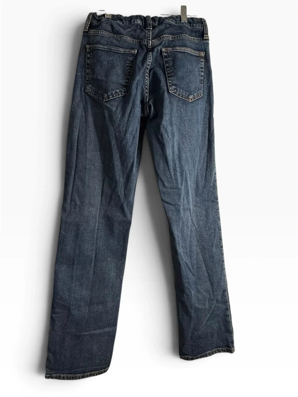 GAP Boys Size 16 Straight Leg Jeans Medium Wash Stretch Denim adjustable waist